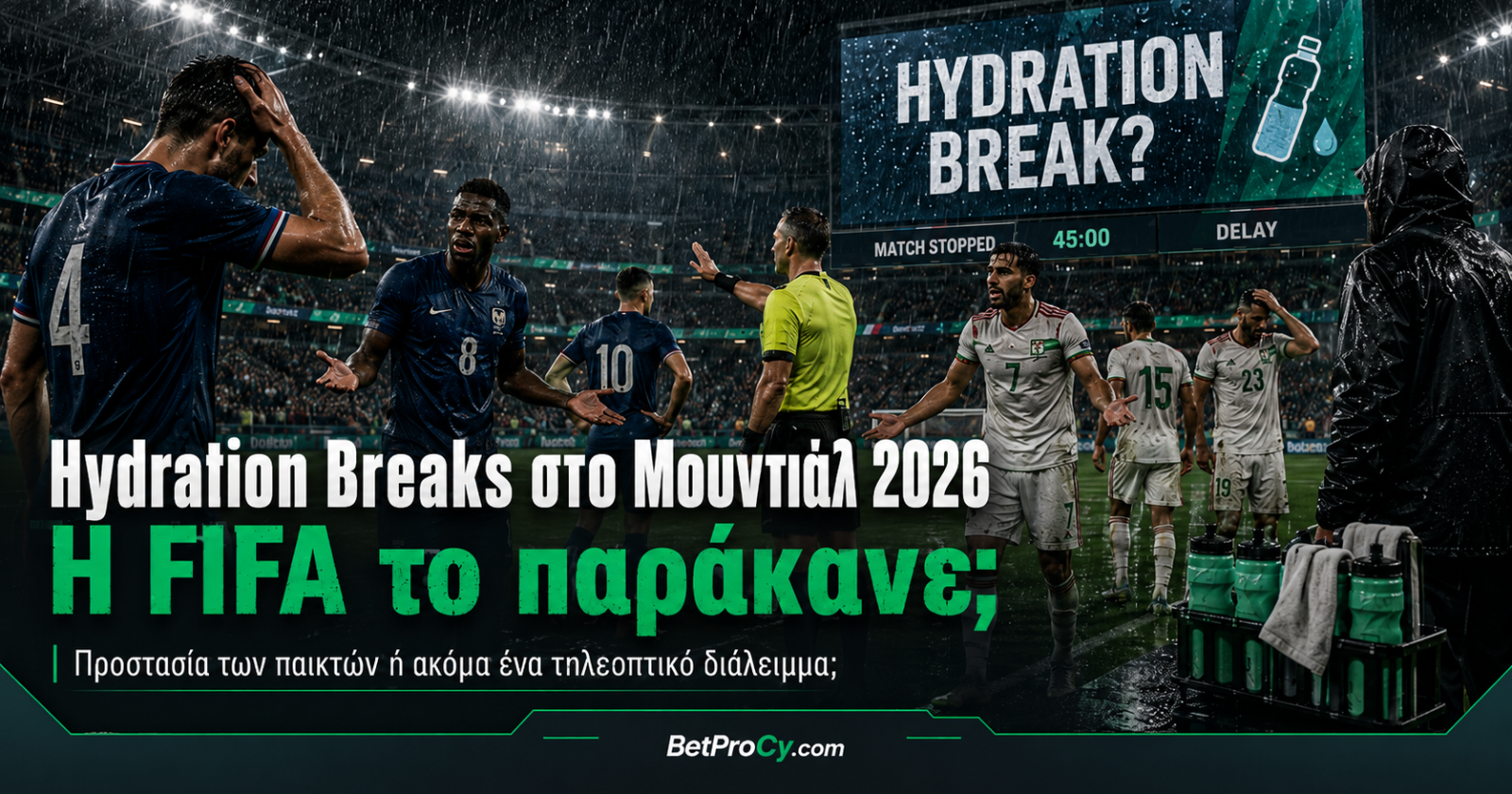 Hydration Breaks at the 2026 World Cup: Has FIFA Gone Too Far?